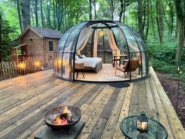 Le Dome De Namur - Une Nuit Insolite Dans Les Bois ภายนอก รูปภาพ